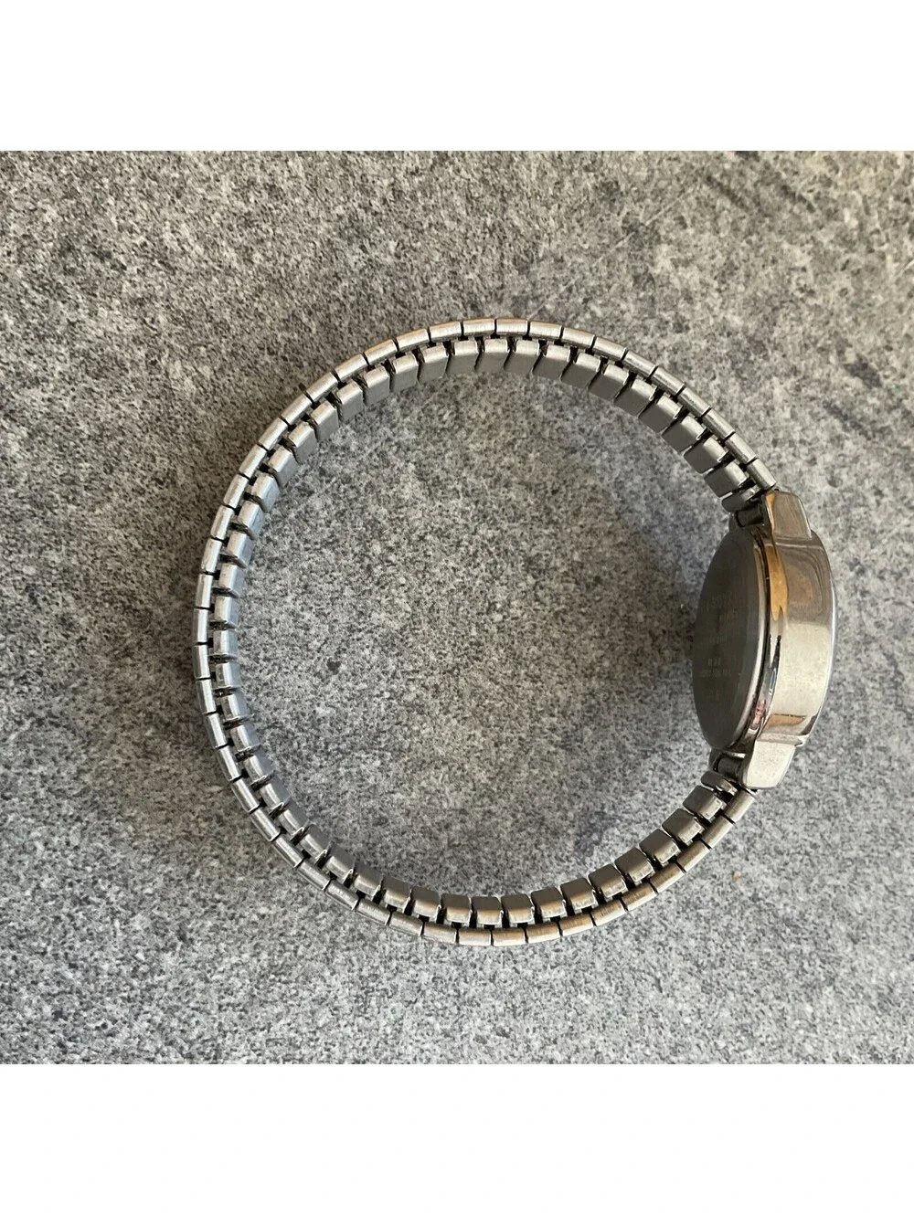 Carriage by Timex Watch Women Silver Tone Stretch Band Round 30M WR Bin K